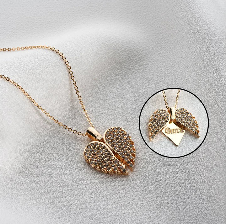 14 K Gold Plated Customizable Heart Necklace